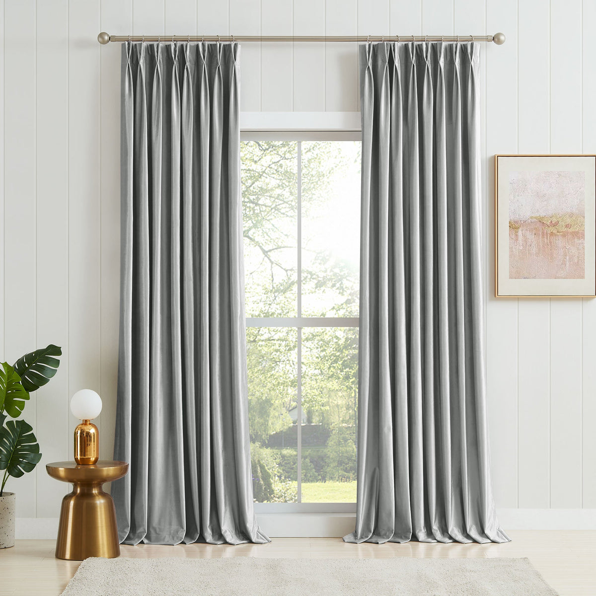 Laura Crystal Velvet Curtains