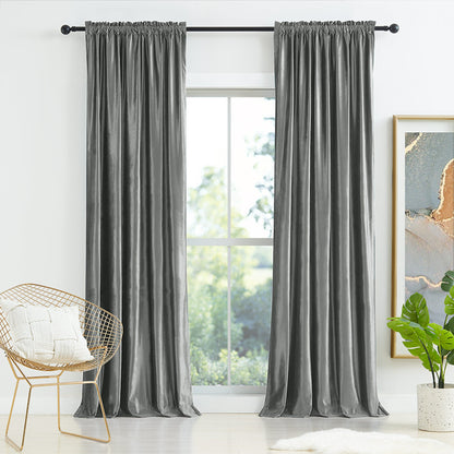 Laura Crystal Velvet Curtains