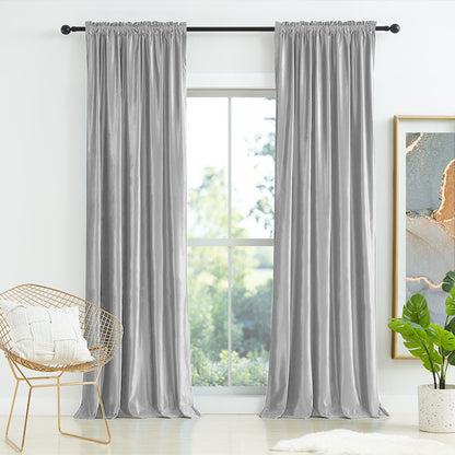 Laura Crystal Velvet Curtains