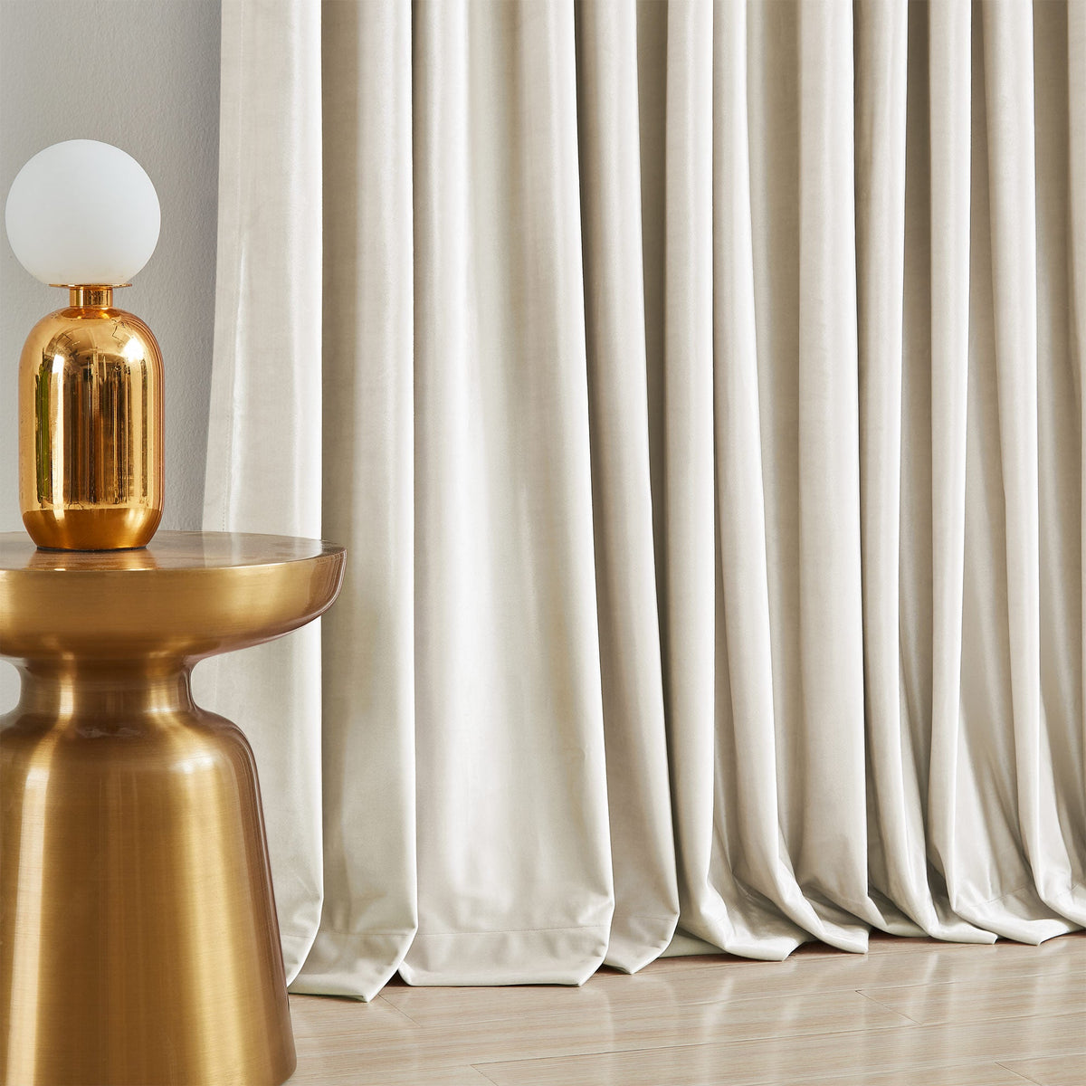 Laura Crystal Velvet Curtains