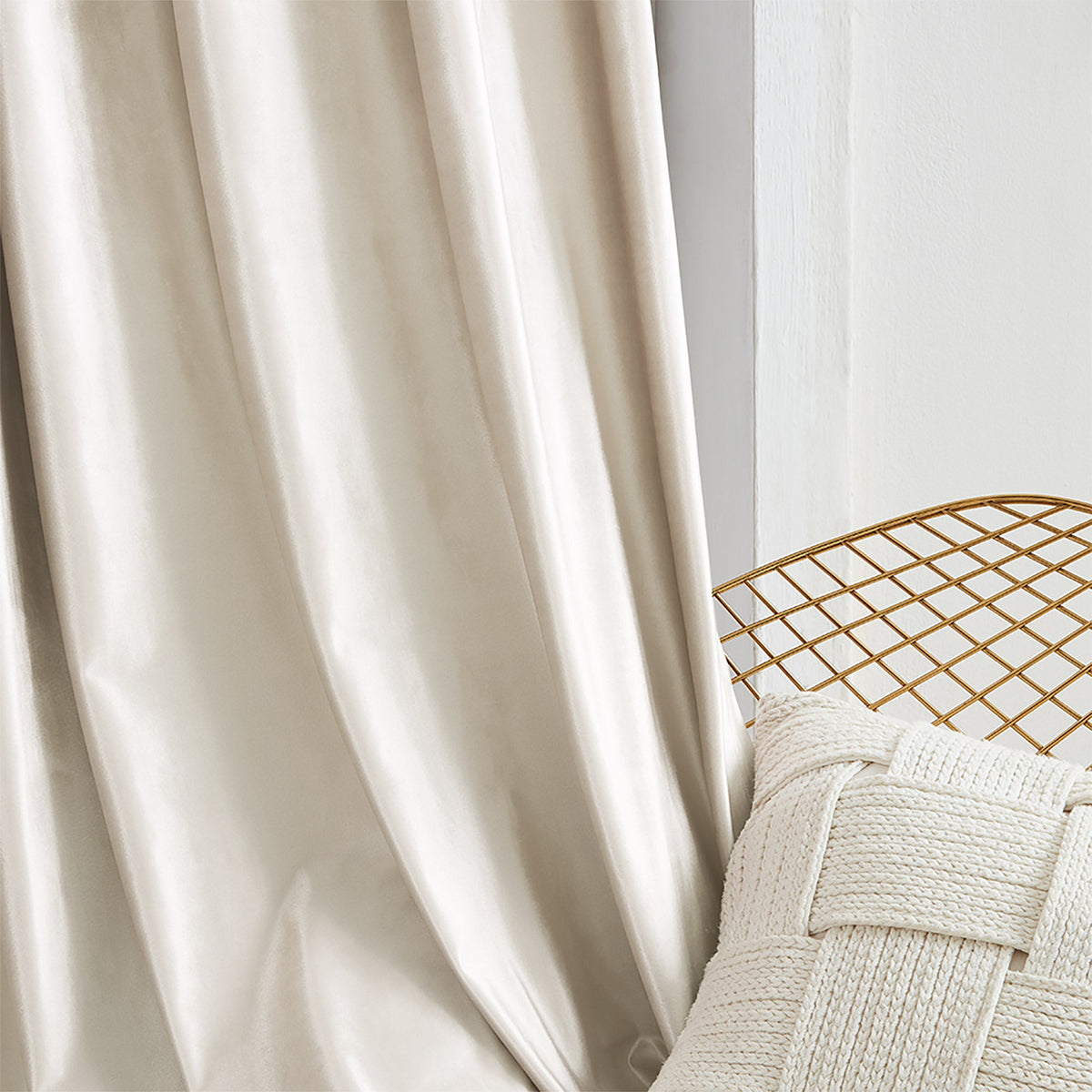 Laura Crystal Velvet Curtains