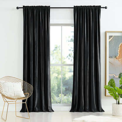 Laura Crystal Velvet Curtains