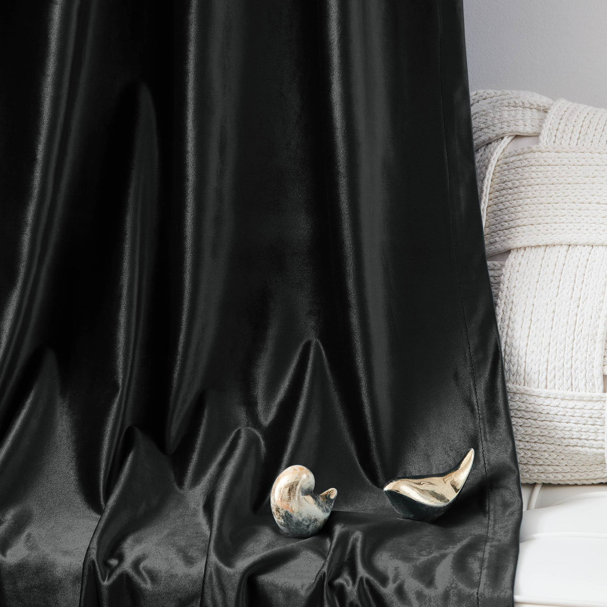 Laura Crystal Velvet Curtains