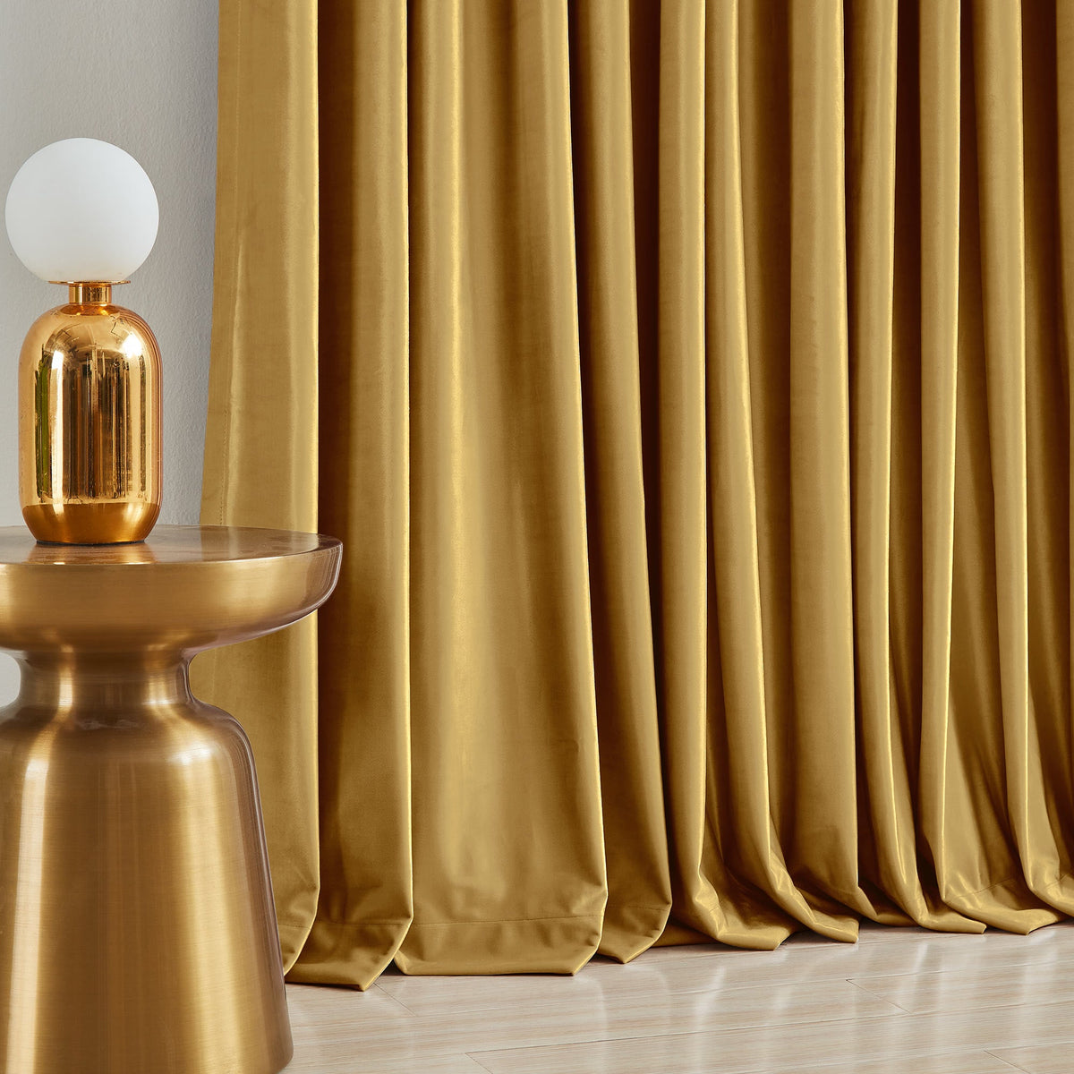 Laura Crystal Velvet Curtains