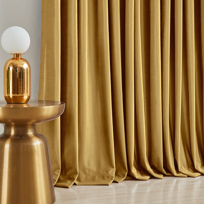 Laura Crystal Velvet Curtains