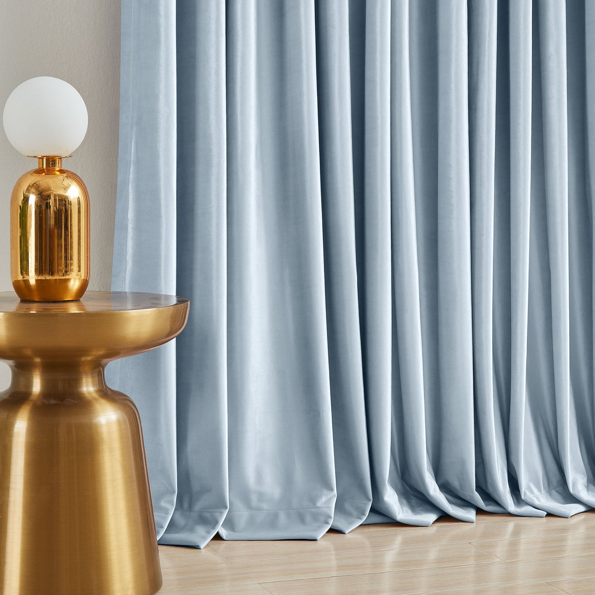 Laura Crystal Velvet Curtains