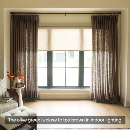 Lesley Linen Blend Curtains