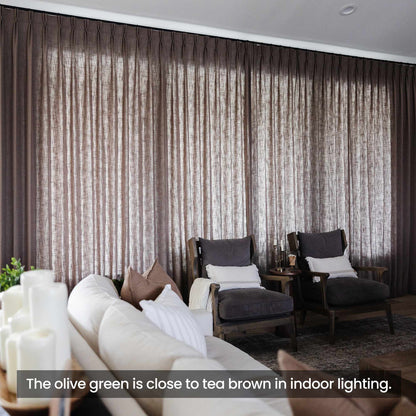 Lesley Linen Blend Curtains