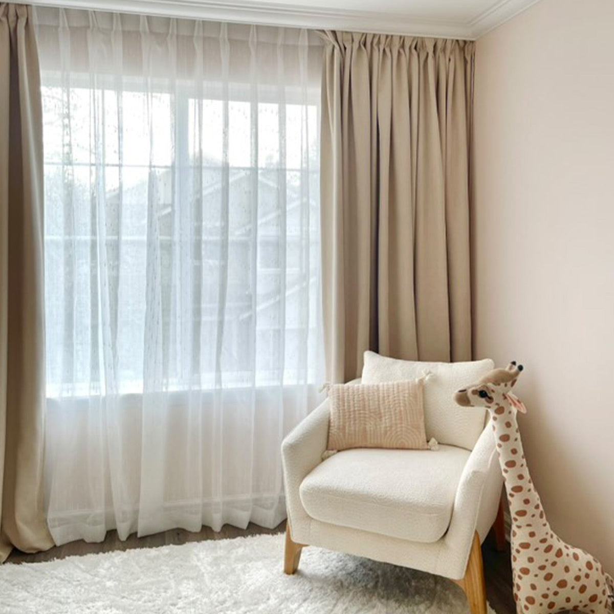 Scott Heavyweight Soft Checked Curtains
