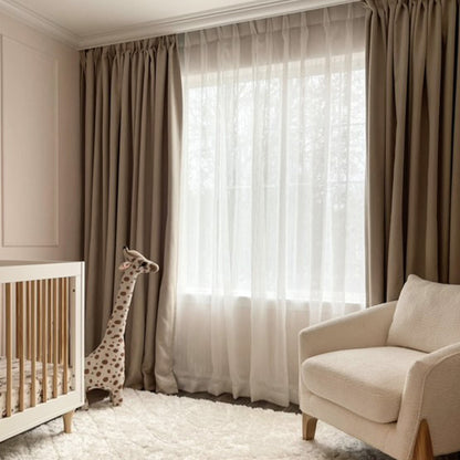 Scott Heavyweight Soft Checked Curtains