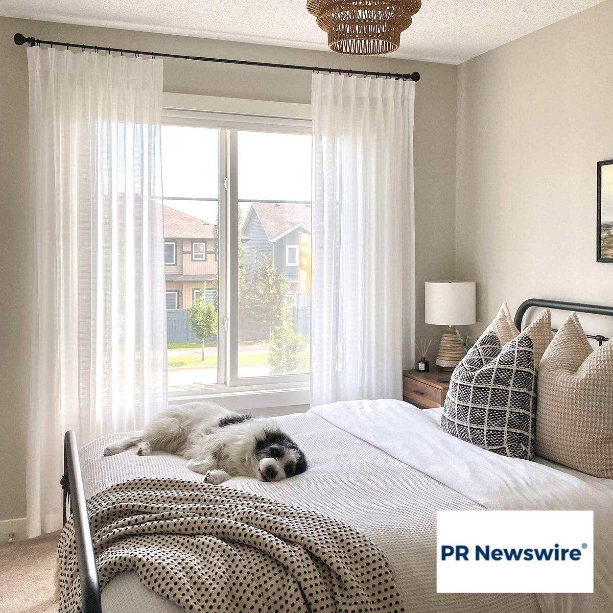 Tom Durable Scratch Resistant Sheer Curtains